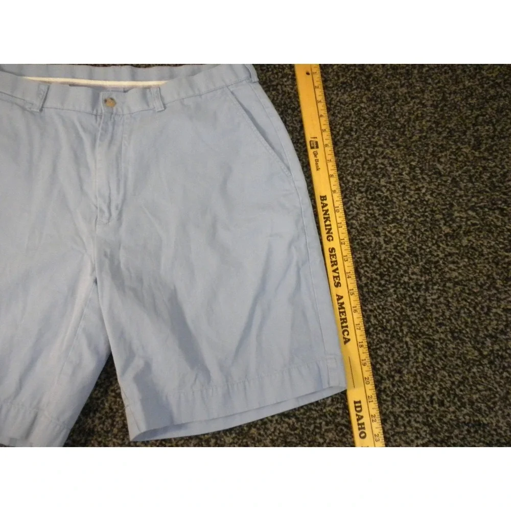 Polo Ralph Lauren Shorts 38x10 Blue Prospect Chino Flat Front Golf Twill Vintage